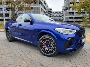 BMW X6 G06 2021 BMW X6 M Competition, V8 benzyna 4.4l 625KM Salon PL 1 Wł Serwisowa