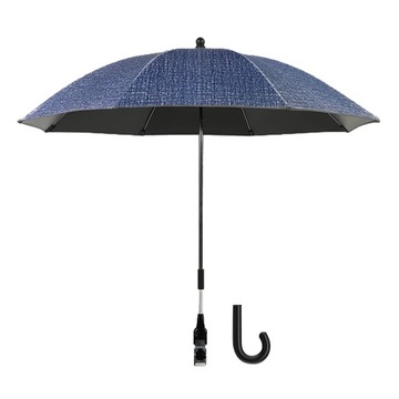 Ochrona przed słońcem Parasol Baby Stroller Denim Blue