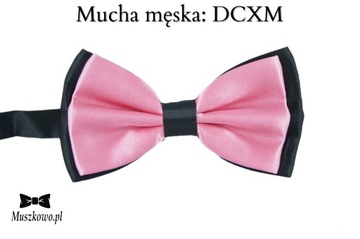 Szelki i muszka w serca walentynkowe unisex fiolet