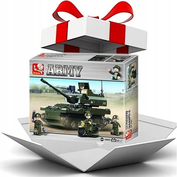 Кирпичи Танк-пушка Гаубица Краб + 4 ФИГУРКИ + Мотор + 2 ОРУЖИЯ LEGO