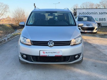 Volkswagen Touran II 1.6 TDI 105KM 2014 Volkswagen Touran Raty Panorama Automat DSG Klimatronic Navi 7 osobowy Za, zdjęcie 5