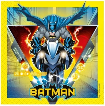 Serwetki papierowe Batman 20 sztuk Urodziny