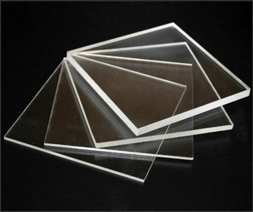 PLEXI PLEXA do dekoracji półki gabloty BEZBARWNA szyba 24x24cm 8mm