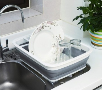 СКЛАДНАЯ СИЛИКОНОВАЯ СУШКА ДЛЯ СУШКИ ПОСУДА СКЛАДНАЯ КАПЕЛЬНИЦА
