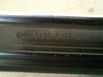 BMW 520I E39 95-00 SEDAN LIŠTA DVEŘE PŘEDNÍ LEVÝ CHRÓM