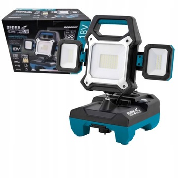 ЛАМПА ДЛЯ МАСТЕРСКИХ DEDRA AKU 18V 25W 2700LM DED6907