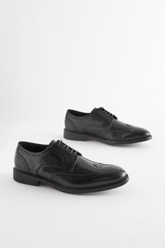 Półbuty Next Skóra Derby Brogues R38,5