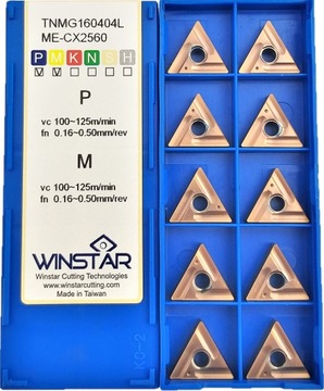 ПЛАСТИНЫ VIDI TNMG 160404L СТАЛЬ И НЕРЖАВЕЮЩАЯ СТАЛЬ