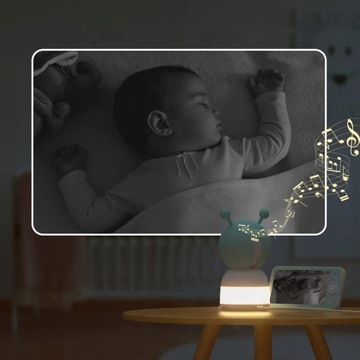 ЭЛЕКТРОННАЯ ПОВОРОТНАЯ КАМЕРА «НЯНЯ» 5 ДЮЙМОВ, WIFI, 2K, 4×Zoom HD, С НОЧНИКОМ