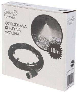 MGIEŁKA ZRASZACZ 10M WODNY PRYSZNIC OGRODOWY MGŁA