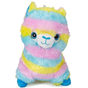 ALPAKA LAMA KOLOROWA TĘCZOWA LAMA STOJĄCA 40cm