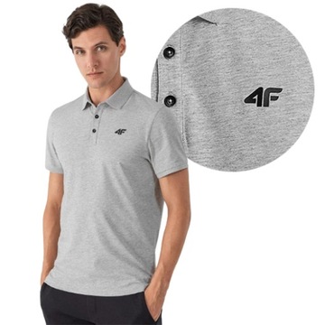 NOWA KOSZULKA MĘSKA POLO 4F TSM355-27M r.S T-SHIRT