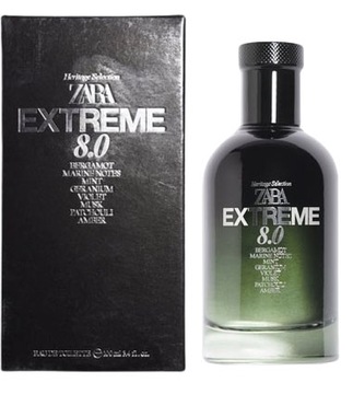 A598 PERFUMY MĘSKIE ZARA Extreme 8.0 100ml NOWE W OPAKOWANIU