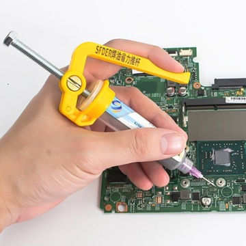 Пистолет-дозатор экструдера для паяльной пасты или клея в шприце