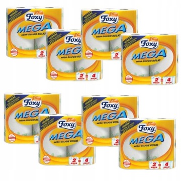 FOXY MEGA DŁUGI RĘCZNIK PAPIEROWY KUCHENNY 16rolek