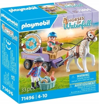 PLAYMOBIL 71496 HORSES OF WATERFALL Powóz kucyków