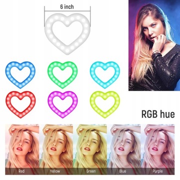 6-дюймовая RGB-видеолампа Светодиодная лампа в форме