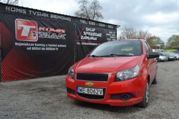 Chevrolet Aveo T250 Hatchback 5d 1.2 DOHC 84KM 2010 Chevrolet Aveo BEMOWO 1.2 Benzyna, 2010 rok produkcji KOMIS TYSIAK, zdjęcie 1