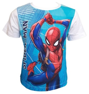 SPIDERMAN T-SHIRT KOSZULKA CHŁOPIĘCA MARVEL R128