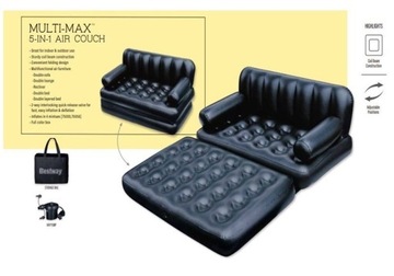 Bestway 75054 Регулируемый надувной диван 5в1 МОДЕЛЬ 2024 г.