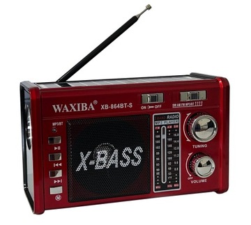 Портативная FM Radio Kitchen Retro Micro USB Bluetooth Solar Antenna