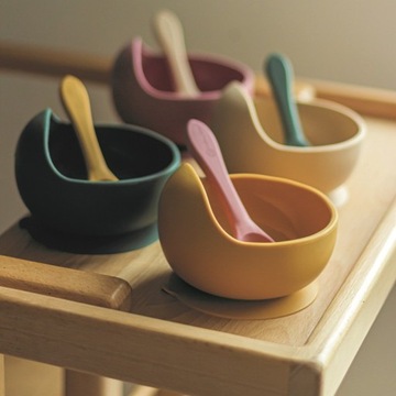 Petite&mars силиконовая чашка Dusty Rose на присоске