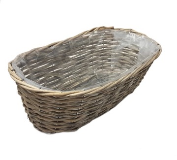 DONICZKA KOSZ BALKONÓWKA DO NASADZEŃ KWIATOWYCH KWIATY ZIOŁA 43 cm