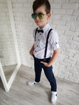 Элегантный комплект из 4 предметов, темно-синий 92