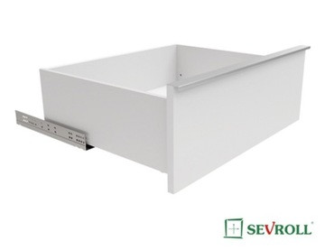Szuflada SEVROLLBOX Slim 3D H=178, biały, L-350mm