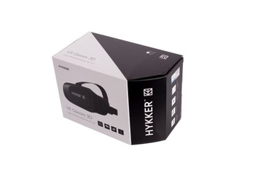 Очки 3D VR + пульт BT, очки 360 Hykker, черные