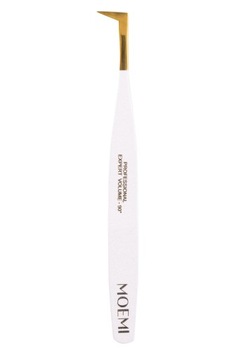 Pęseta Do Przedłużania Rzęs White Collection Q11 Szpadla Moemi