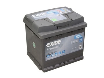 AKUMULATOR EXIDE EA530 53AH 540A P+