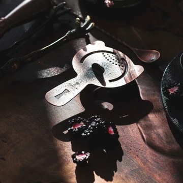 Оловянный шейкер Diamond Lattice, античная медь, Barfly, 830/530 мл