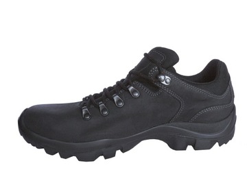 Wojas 9377-91 buty trekkingowe skórzane czarne 40