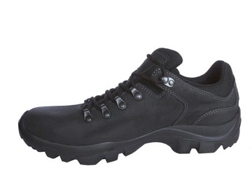 Wojas 9377-91 buty trekkingowe skórzane czarne 44