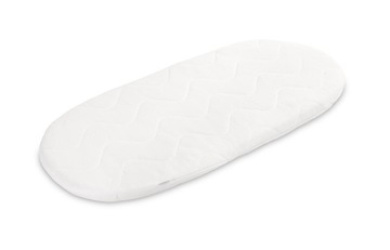 МАТРАС ДЛЯ КОЛЯСКИ БЕЛЫЙ 75×35 СМ - СТЕГАНЫЙ