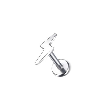 10Pcs/lot Titanium Labret Piercing Tragus Stud Earring Internal Thread