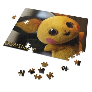 Puzzle + imię Pokemon Detektyw Pikachu A3 252 el