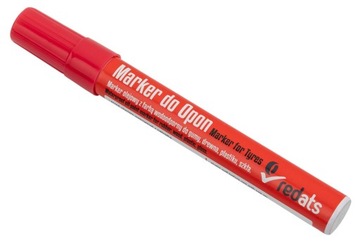 Масляный маркер для шин REDATS красный 12 шт.