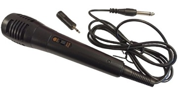 Mikrofon dynamiczny do karaoke jack 6,3+3,5 (0984)