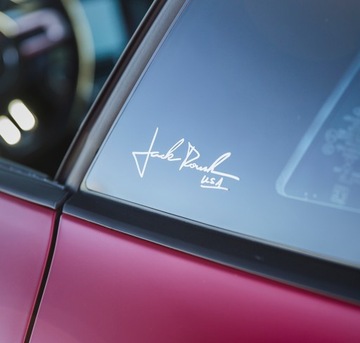 НАКЛЕЙКА FORD PERFORMANCE ДЖЕК РУШ МУСТАНГ С ПОДПИСЬЮ