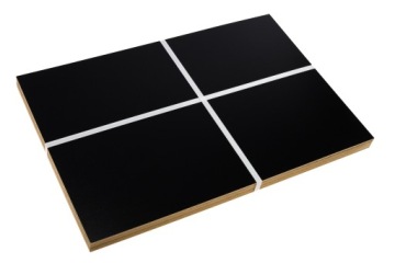 10x HDF Black - 3 мм - 60x40 см - для лазерной резки
