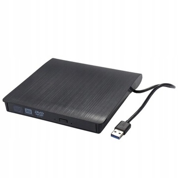 Тонкий внешний привод DVD-RW с USB 3.0 записывающим устройством