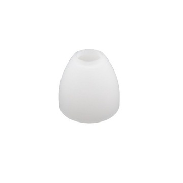 Klosz mały E14 wysokość 7 cm szkło białe matowane