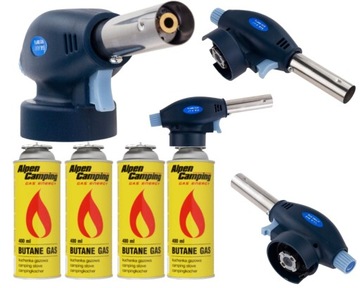 PALNIK GAZOWY OPALARKA LUTLAMP + 4 GAZ KARTUSZ