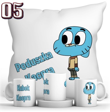 КРУЖКА ГУМБОЛ + ПОДУШКА + НАБОР ИМЕНИ
