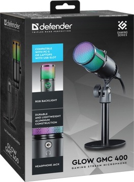 Микрофон для игрового компьютера, студийный конденсаторный стриминг, USB
