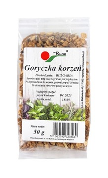 Goryczka korzeń 50 Runo NA TRAWIENIE WZDĘCIA ZGAGA