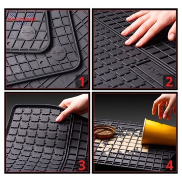 VW Polo V 2009-2017 Коврики резиновые