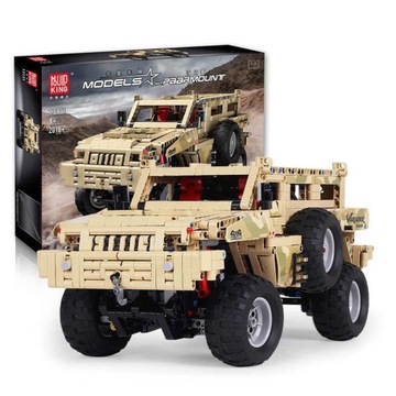 Klocki Technic Auto Hummer Opancerzony Pojazd Samochód Militarny 2028 ele